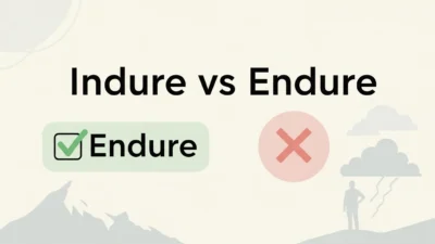 indure vs endure