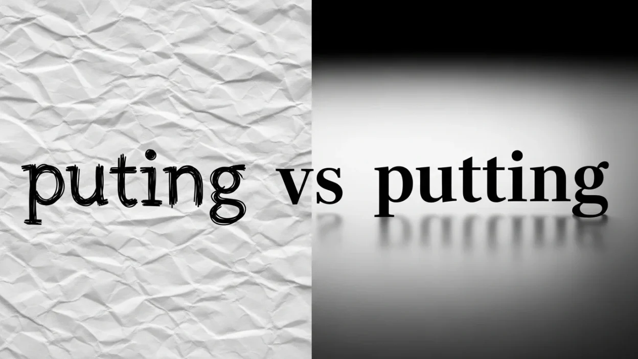 puting vs putting