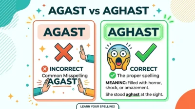 agast vs aghast