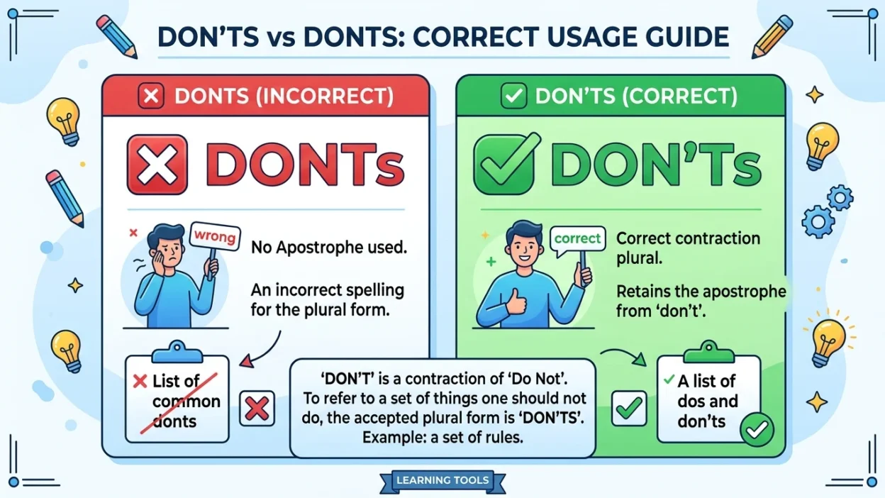 donts or don’ts