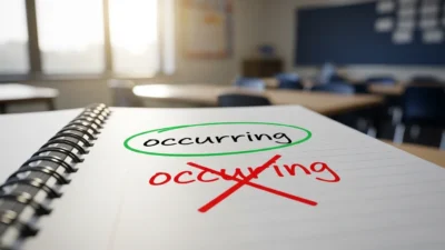 occurring vs occuring