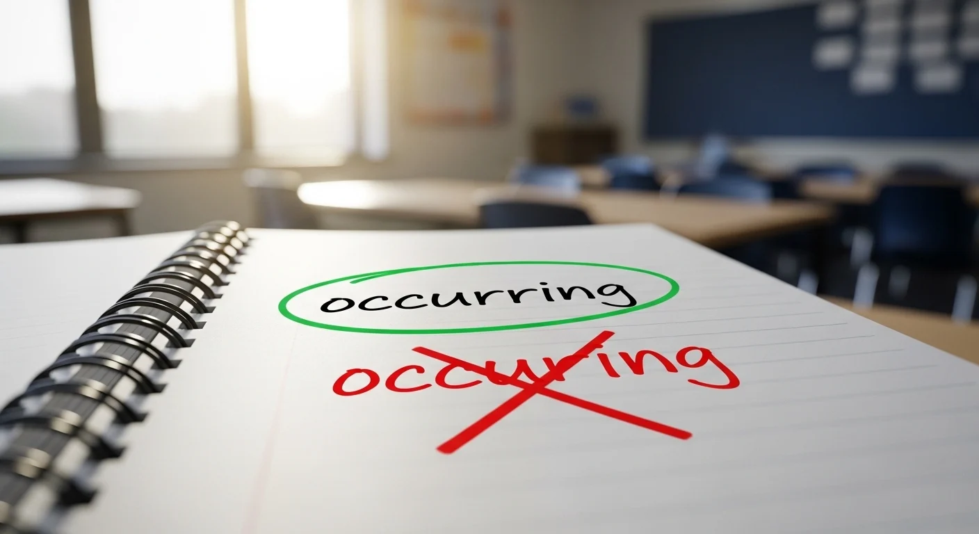 Occurring vs Occuring (2026): What’s the Correct Spelling?