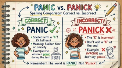 panic vs panick
