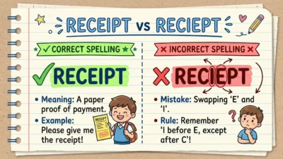 receipt or reciept