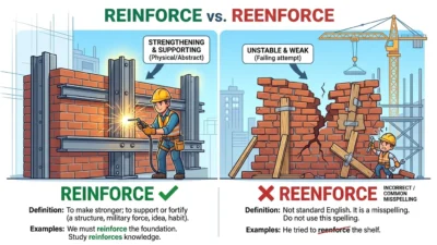 reinforce vs reenforce