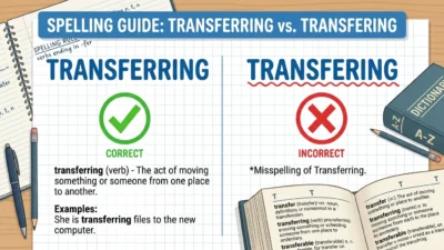transferring vs transfering