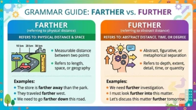 farther vs further