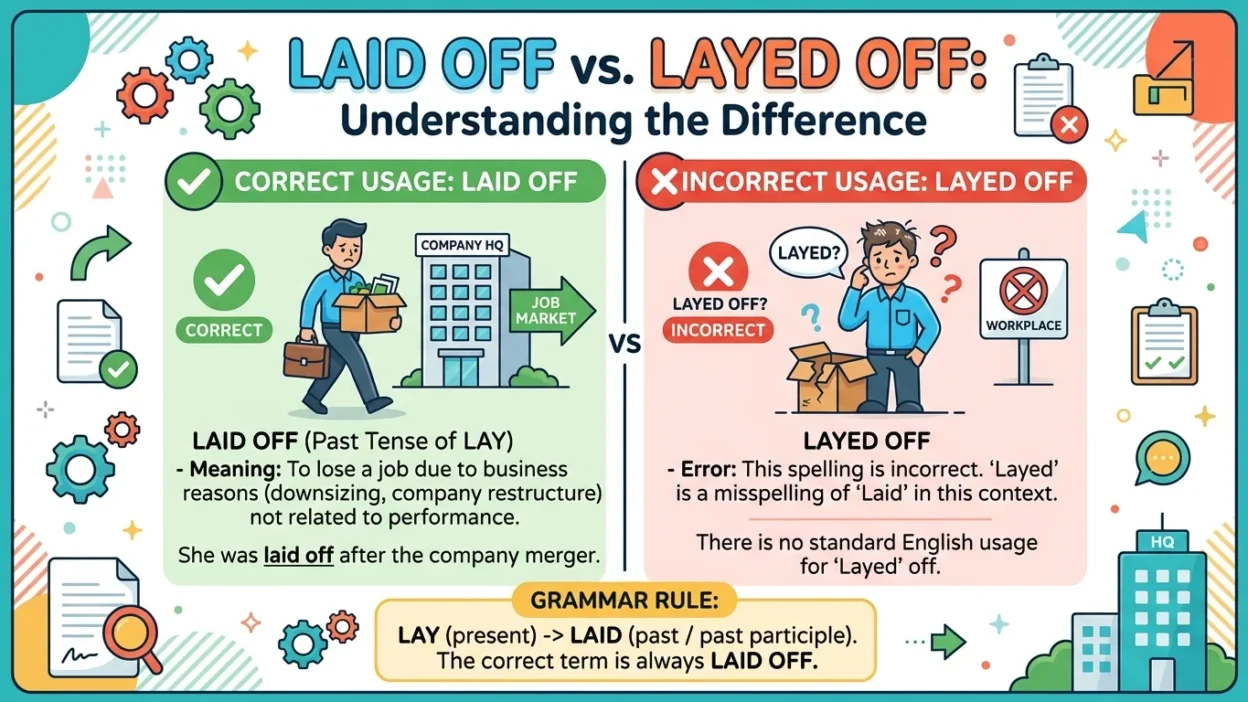 laid off vs layed off