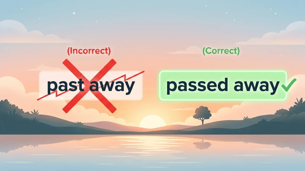 past away vs passed away