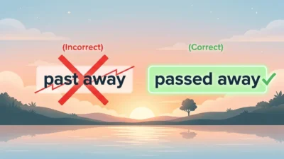 past away vs passed away