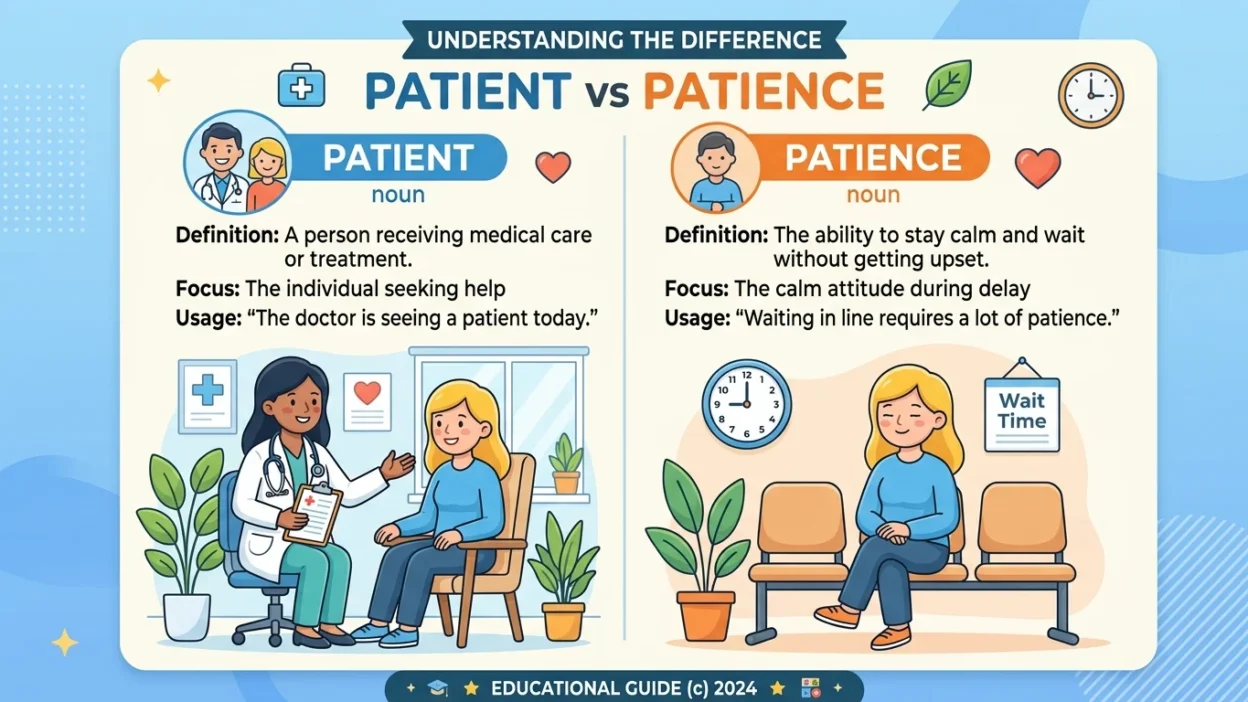 patient vs patience