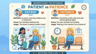 patient vs patience