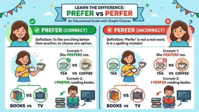 perfer vs prefer