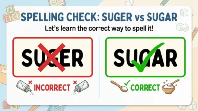 suger vs sugar