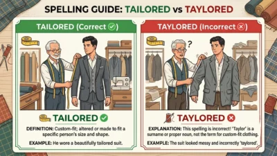 taylored vs tailored