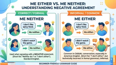 me either vs me neither
